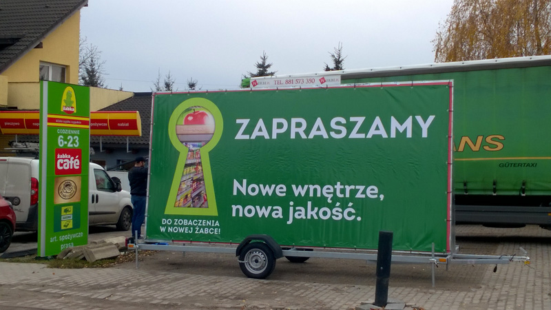 stacjonarne kampanie na przyczepach poznan
